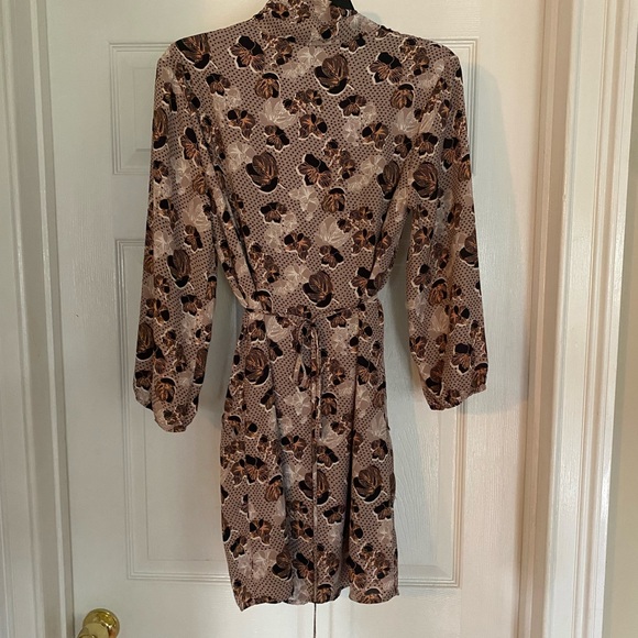 Bar III Floral and Dot Dress in Medium - Picture 5 of 5